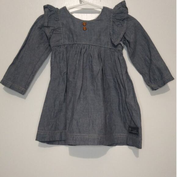 Mud Puddles Dandelions Baby Dress - Picture 1 of 3